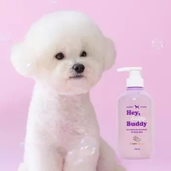 Hey Happy Buddy Dog Pure Water Perfume Balm Гель для душа Dawson Musk, корейский шампунь для домашних животных
