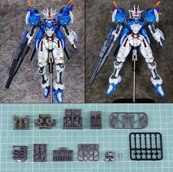 HG Gundam Aerial MS Detail Up Детали для модификации, изготовленные на 3D-принтере PLA 1/144 (Отремонтированный тип) [Продукт] серый