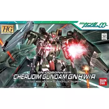 HG Мобильный костюм Гандам 00 Keldim Гандам Тяжелая масштабная пластиковая модель GNHW/R (GNE Оружие/Р) 1/144 с цветовой кодировкой