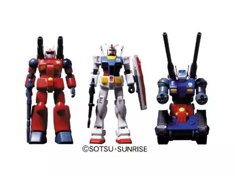 HGUC 1144 RX-78-2RX-77-2RX-75 Gundam V Operation Set [GundamGuncannonGuntank] (Мобильный костюм Гандам)