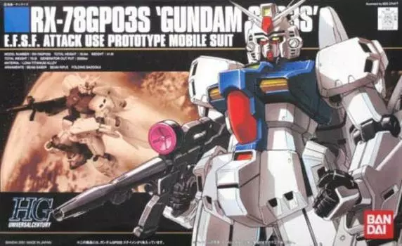 HGUC 1144 RX-78GP03S Gundam GP03S Staymen (Mobile Suit Gundam 0083 STARDUST MEMORY)
