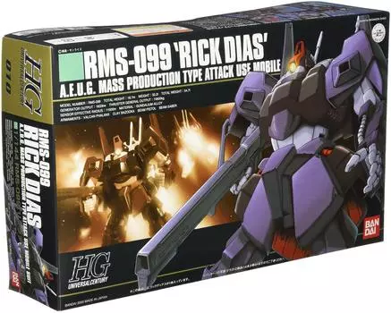 HGUC Rick Diaz Suit Z 1/144 RMS-099 (Mobile Gundam) фиолетовый
