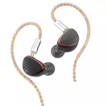 HiFi мониторные наушники BQEYZ Spring 2 3,5 мм штекерные наушники-вкладыши IEM гарнитура проводные наушники, 1DD+1+BA1PZT чёрный