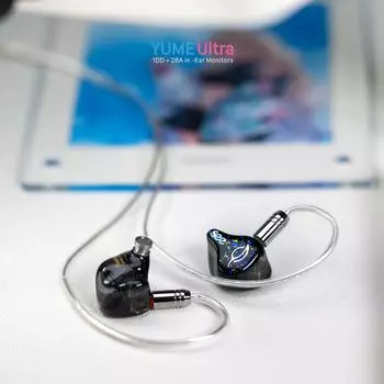 HiFi мониторные наушники SeeAudio YUME Ultra 2,5/3,5/4,4 мм штекеры 3-в-1 наушники-вкладыши IEM гарнитура проводные наушники, 1DD+2BA