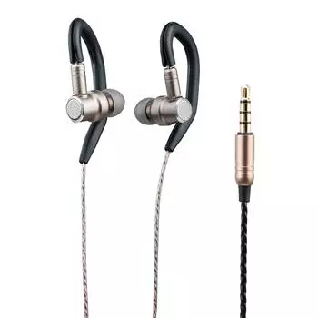 HiFi мониторные наушники TinHiFi C0 Elf внутриканальные наушники IEM гарнитура проводные наушники, 1DD 3.5mm with Mic темный ваниль
