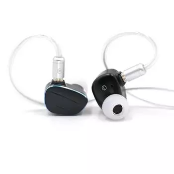 HiFi мониторные наушники-вкладыши BQEYZ CLOUD Внутриканальные наушники IEM гарнитура проводные наушники, 1DD+1PR 3.5mm робин яйцо синий