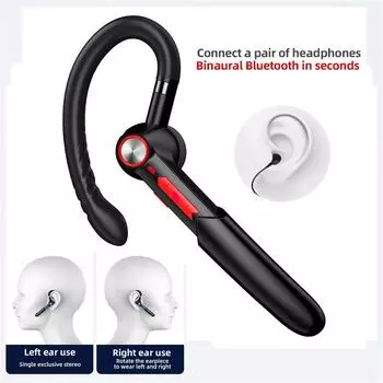 HiFi стерео 5.0 Bluetooth наушники Handsfree беспроводная гарнитура бизнес гарнитура Drive Call спортивные наушники для iPhone Samsung чёрный