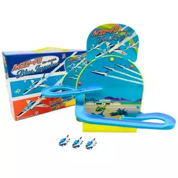 High Blue Impulse MT499 из 3 Danger Zone с электрическим реактивным самолетом для детей от 3 лет и скоростью! ! [Установить самолеты, музыка, игрушка, вверх]