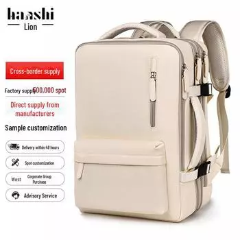 High-Capacity Waterproof Unisex Backpack for Travel, Fashion, and Commute