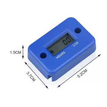 High Performance Car Digital Engine Tach Tachometer Hour Meter Inductive For Motorcycle Car Motor Stroke Engine красный