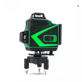 High-Precision Automatic Leveling Water Meter with Infrared Sensor & Adjustable Thickness, 12-16 Green Light Lines & Green Guard
