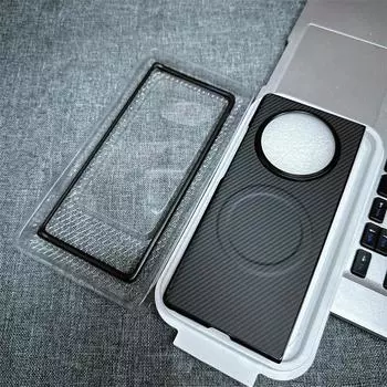 High Quality Hard Carbon Fiber Thin Phone Case for VIVO X Fold 5 Magnetic Wireless Charging Slim Shockproof Protect Back Cover vivo X Fold5