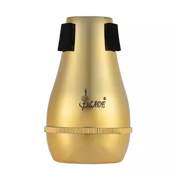 High Quality Light-weight Practice Trombone Straight Mute Silencer Sourdine ABS Material for Alto Tenor Trombones золотой