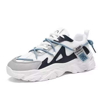 High Quality Men s Sports Shoes Breathable Casual and Trendy Versatile for Spring/Summer Seasons New Fashionable Mesh Lining 40 чёрный