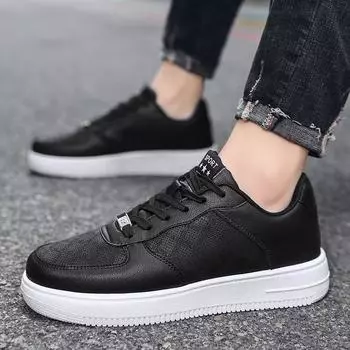 High Quality Men s Women s Casual Shoes Outdoor Sports Shoes Couples Versatile Patterns Personalized Lace Up Shoes Size 36-44 36 чёрный