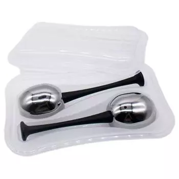 High Quality Stainless Steel Ice Globes for Face Puffiness Relief Portable Facial Ice Globes Cryo Facial Globes Skin Therapy
