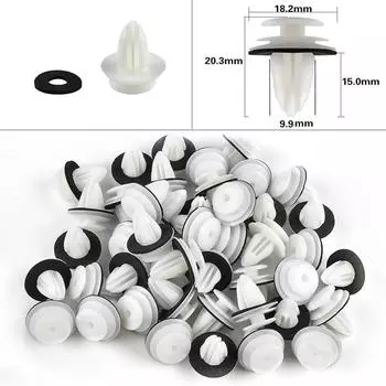High quality Useful Car Rivets Sponge Repair Replacement Retaining Screw Set 100Pcs Accessories Bumper Clips Pads CHINA