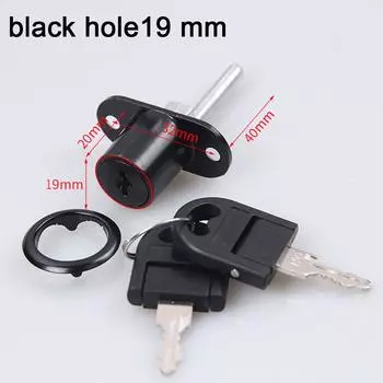 High Quality Useful Practical Security Lock Door Lock Cupboard Desk File Drawer Hardware Showcases With 2 Keys Zinc Alloy