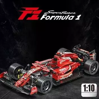 Высокотехнологичный 1380 шт. Формула F1 50 см модель суперкара строительный блок подарок для детей для взрослых Ferrari classic-1380Pcs