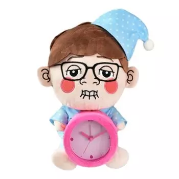 HIKAKIN Будильник плюшевый 3 25см игрушка, типы, прибл.. (пижама)