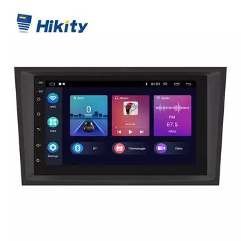 Hikity 1 + 16G Android 11 2 Din 7 автомагнитола для Opel Carplay Android Auto GPS Wi-Fi Hi-Fi Bluetooth FM/RDS SWC AHD вид сзади