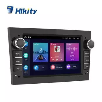 Hikity 1 + 16G Android 11 2 Din 7 Автомагнитола для Opel Astra Antara Vectra Corsa Zafira Carplay Android Auto GPS Wi-Fi Hi-Fi Bluetooth FM SWC
