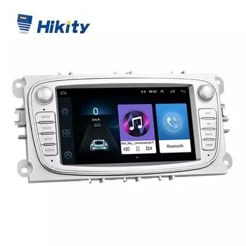 Hikity 7 Android радио для Ford 2 Din автомобильный плеер авто радио MP5 плеер поддержка WIFI GPS зеркальная связь заднего вида BT FM