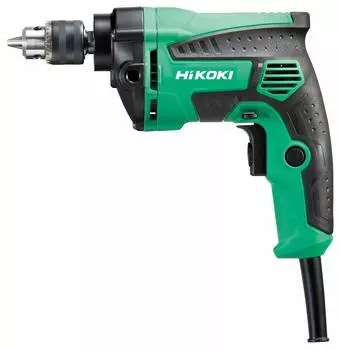HiKOKI Бывшая дрель Hitachi Koki с переменной скоростью AC100V 680W для работы с металлом 10 мм, для работы по дереву 25 мм, с плавной регулировкой скорости и механизмом точной регулировки