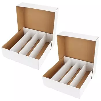 HIMOMO Storage Box Чехол для коллекционных карточек Коробка для хранения карточек вмещает около 6240 карточек Набор из 2 штук