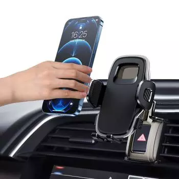 Hipacool Car Phone Holder Special for 10th Generation Civic Air Vent Clip Holder for 4.7-7 Device 360° Rotatable Car Bracket чёрный