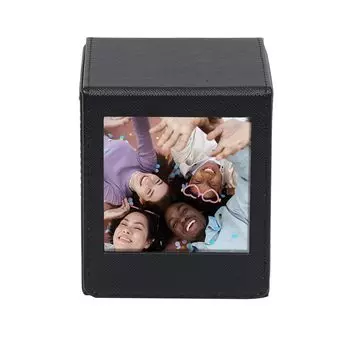 HIYQIN для Fujifilm Instax Square SQ mini фотохранилище instax square SQ1 SQ20 SQ40 SQ10 SQ6 совместимо с мгновенным 3-дюймовым большим клапаном на 50 фотографий чёрный