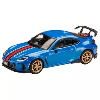 HJ64 1/64 subaru BRZ STI PERFORMANCE WR синий перламутровый с полосой Готовый продукт