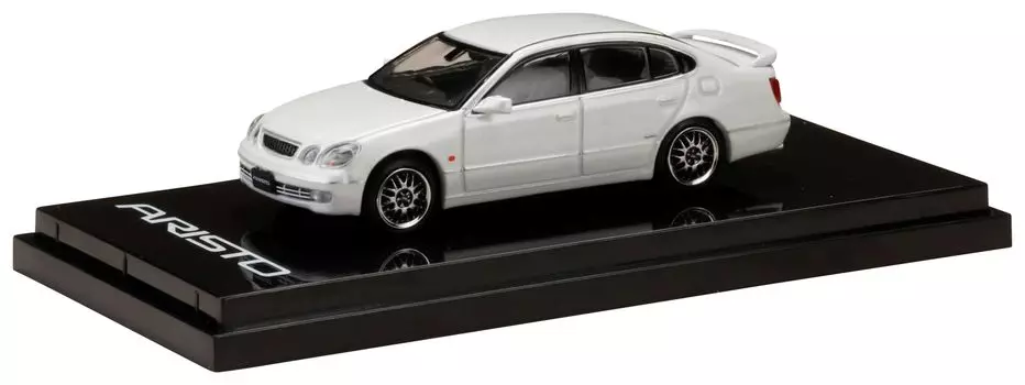HJ64 Toyota Aristo V300 VERTEX EDITION Early Type Custom Version White Pearl Crystal Shine Finished Product 1/64