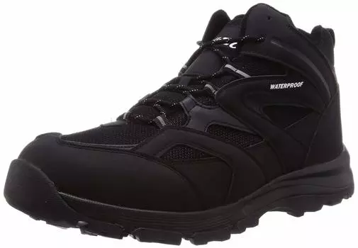 HKU29W LOCHNESS WP Trekking 3E Hi-Tec Shoes, Waterproof, Mountaineering, Outdoor, Winter, Black, 30.0 cm,