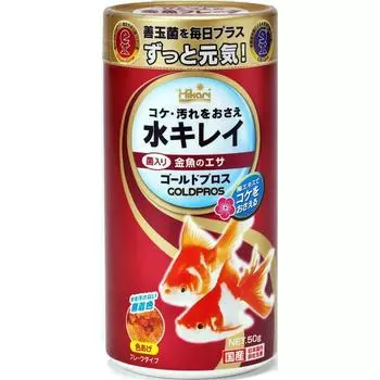 Хлопья Kyorin Goldfish с бактериями Hikari и GB Gold Pross 50 г