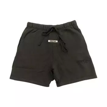 Хлопковые шорты Fear of God Essentials SS20 Брюки унисекс Черные FOG-SS20-003 M