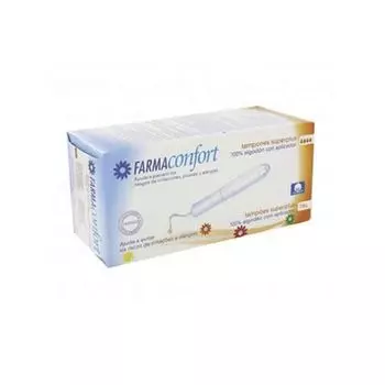 Хлопковые тампоны FarmaConfort с аппликатором Superplus, 14 шт.