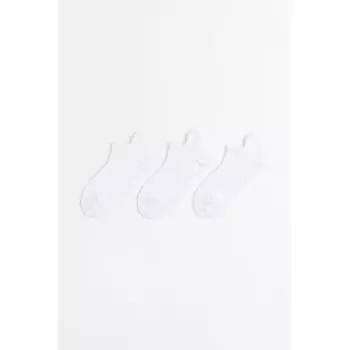 HM DryMove Спортивные носки, 3 пары, белые