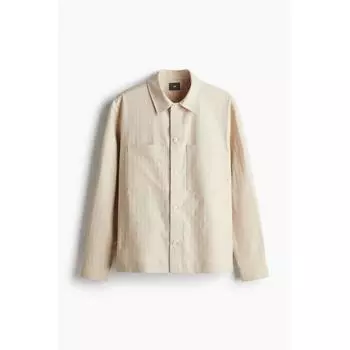 HM oversHirt Regular Fit бежевый S