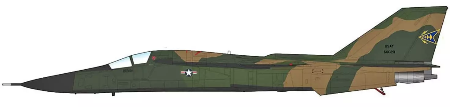 HOBBY MASTER Aardvark US Air Force Combat Lancer Bomb Готовый продукт 1/72 F-111A с Mk.82