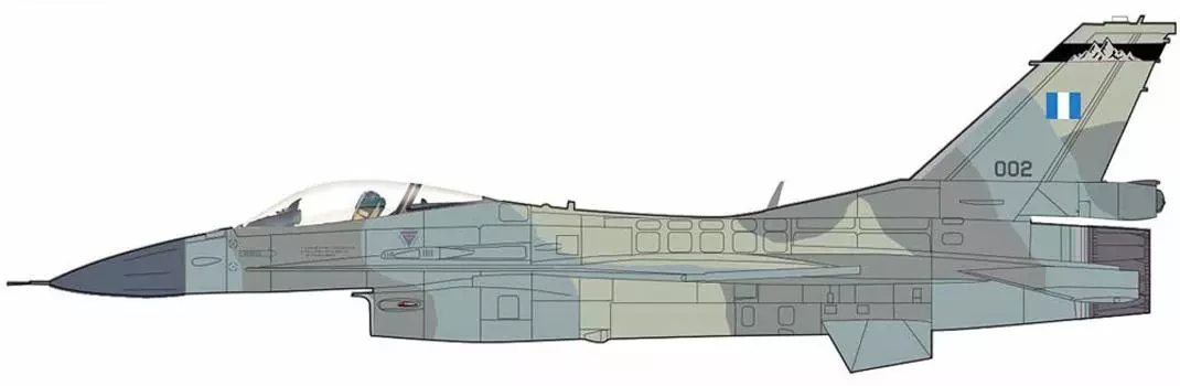 HOBBY MASTER Greek Air Force 336th Bomber Squadron Completed Product HA3887 1/72 F-16C