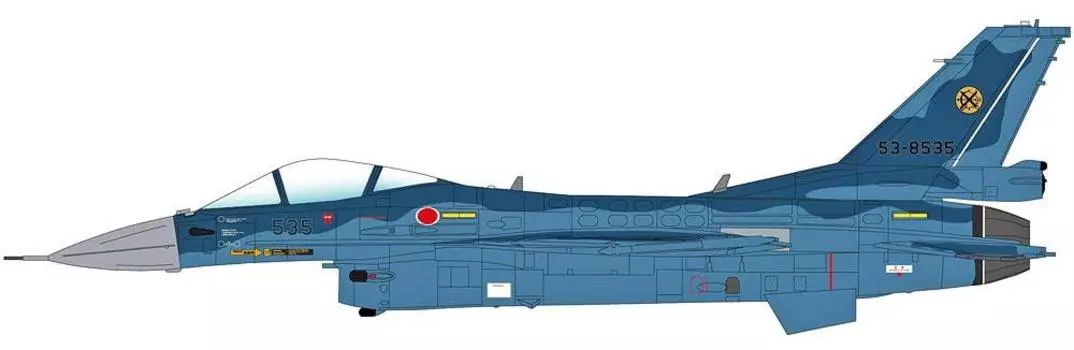 Hobby Master HOBBY MASTER Air Force Support Fighter 6th Squadron Air Interdiction Complete Product 1/72 Self-Defense F-2A 53-8535 синий
