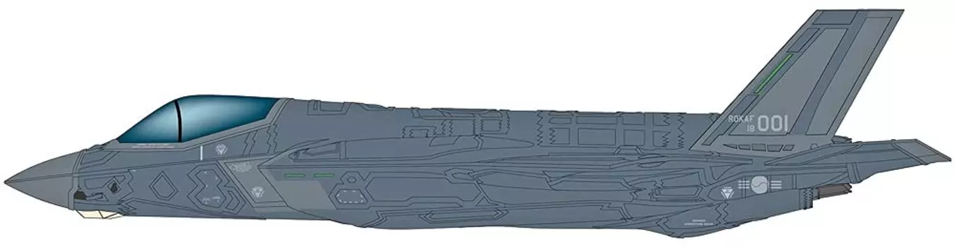 HOBBY MASTER Lightning II Republic of Korea Air Force Completed Product HA4425 1/72 F-35A 18-001
