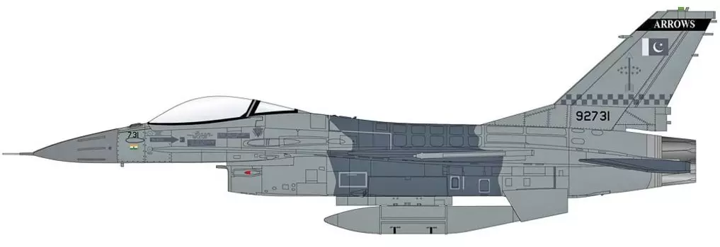 HOBBY MASTER Pakistan Air Force Killer 2019 Completed Product 1/72 F-16AM MiG-21