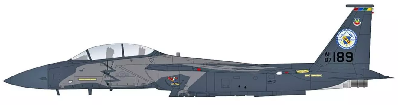 HOBBY MASTER Strike Eagle US Air Force 4th Fighter Wing 75th Anniversary Painting Completed Product 1/72 F-15E