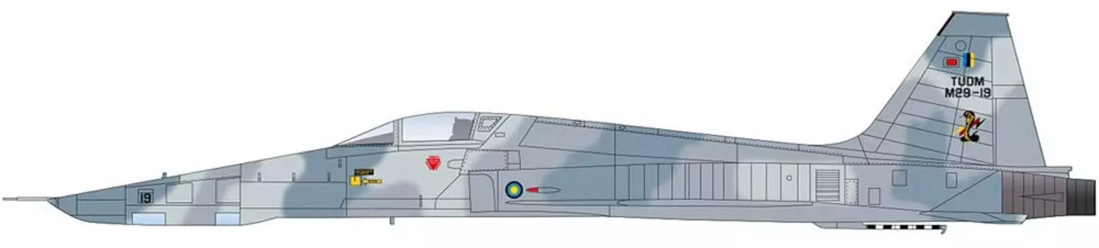 HOBBY MASTER Tiger Eye Malaysian Air Force 11th Squadron Completed Product 1/72 RF-5E