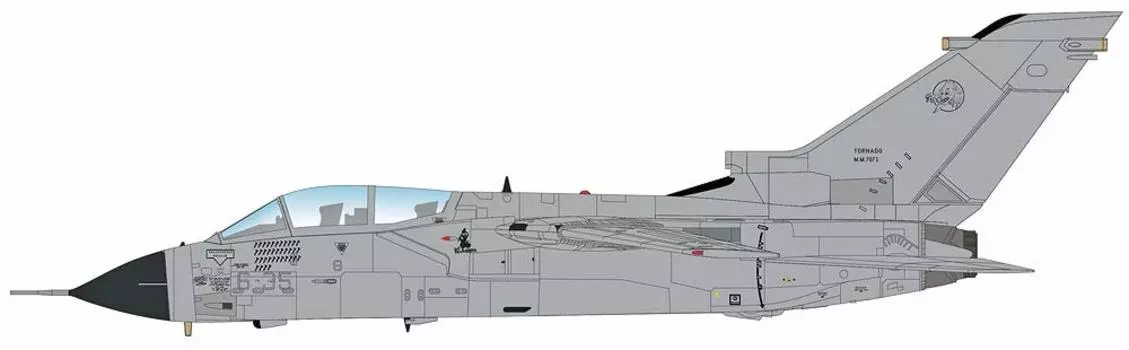 HOBBY MASTER Tornado IDS итальянские ВВС 6-е крыло 102-я эскадрилья Завершенный продукт HA6705 1/72