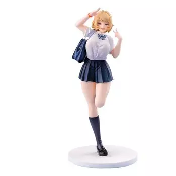 HOBBY SAKURA Chiyoko Atsumi Blue Pants scale painted finished figure Ver. 1/6 PVC&ABS&PU