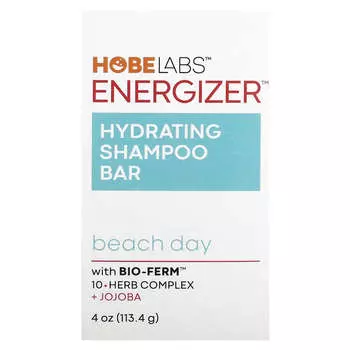 Hobe Labs, Energizer, увлажняющий шампунь, Beach Day, 4 унции (113,4 г)