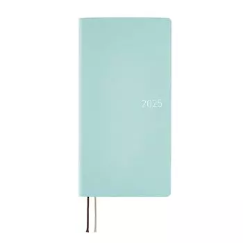 Hobonichi Notebook 2025 Weeks Soda Начиная с января Еженедельный блокнот Weekly Left Slim Portrait Smooth/Vanilla